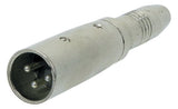 GEWA adapter 6,3 mm stereo-jack-hunn til XLR-hann