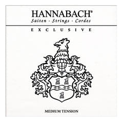 Hannabach Exclusive G3 diskantstreng, klassisk gitarer, medium tension