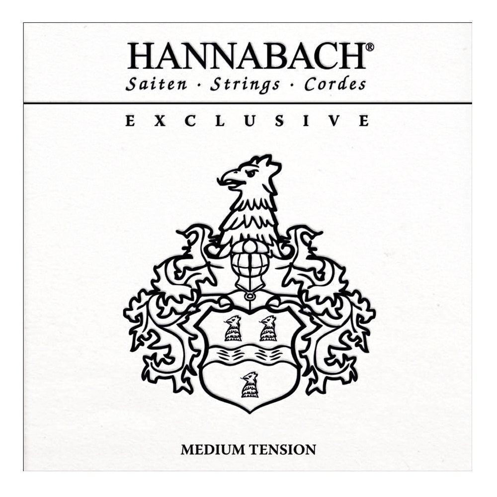 Hannabach Exclusive G3 diskantstreng, klassisk gitarer, medium tension