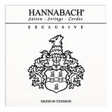 Hannabach Exclusive G3 diskantstreng, klassisk gitarer, medium tension