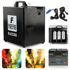 Firefog BLAZE300 flammemaskin med tre utganger og DMX
