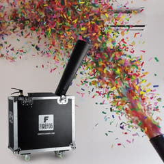 Firefog CANNON 1000+ CO2-konfettikanon i case