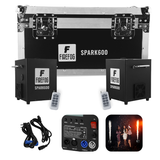 Firefog SPARK600 gnistmaskin, sett med 2 maskiner og case