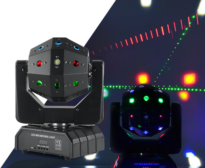 Firefog STARBALL moving head med laser og strobe