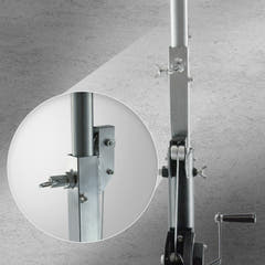 Hardman LS3 wind-up lysstativ, 1,7 til 4,3 m, 65 kg