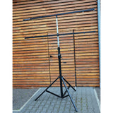 Hardman LS4 wind-up lysstativ med dobbel tverrstang, 1,7 til 4,3 m