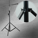 Hardman LS4 wind-up lysstativ med dobbel tverrstang, 1,7 til 4,3 m