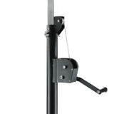 Hardman LS4 wind-up lysstativ med dobbel tverrstang, 1,7 til 4,3 m