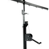 Hardman LS4 wind-up lysstativ med dobbel tverrstang, 1,7 til 4,3 m