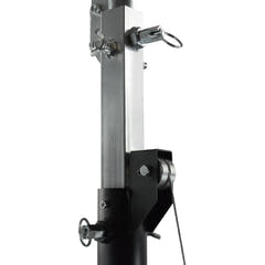 Hardman LS4 wind-up lysstativ med dobbel tverrstang, 1,7 til 4,3 m