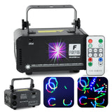 Firefog RGB disco laser 400 mW med DMX og fjernkontroll