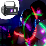 Firefog RGB disco laser 400 mW med DMX og fjernkontroll