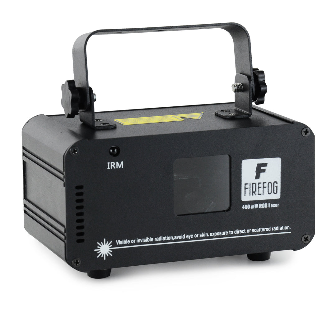 Firefog RGB disco laser 400 mW med DMX og fjernkontroll