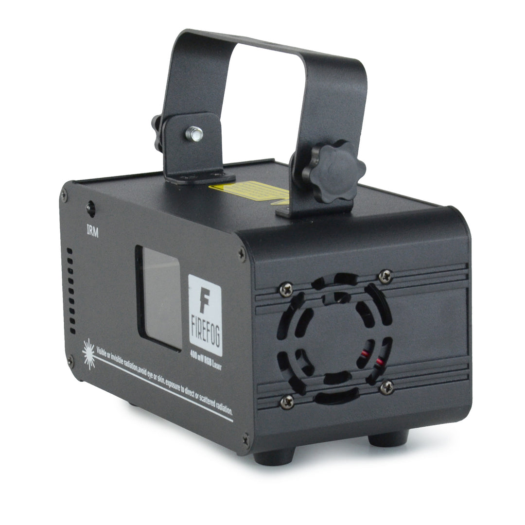 Firefog RGB disco laser 400 mW med DMX og fjernkontroll