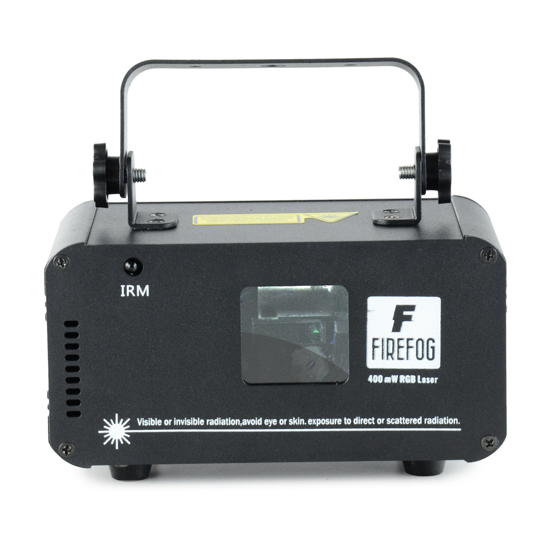 Firefog RGB disco laser 400 mW med DMX og fjernkontroll