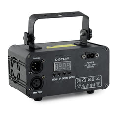 Firefog RGB disco laser 400 mW med DMX og fjernkontroll