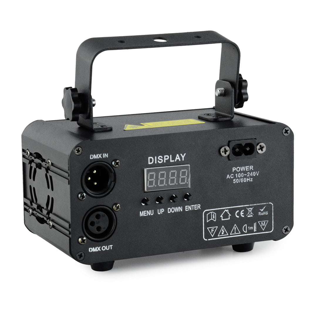 Firefog RGB disco laser 400 mW med DMX og fjernkontroll