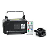 Firefog RGB disco laser 400 mW med DMX og fjernkontroll