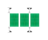Natminton komplett pakke for 3 retter