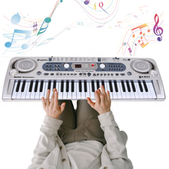 SUPRIMO 824 USB Keyboard med mikrofon, MP3-spiller og notestativ