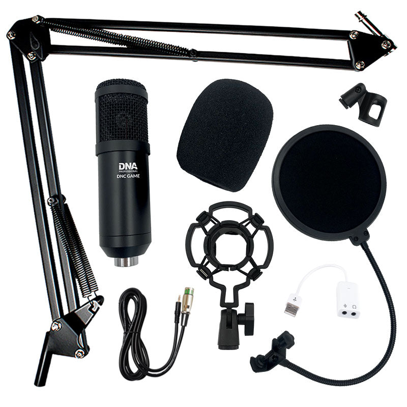 DNA DNC GAME XLR Kondensator Mikrofoner Kit