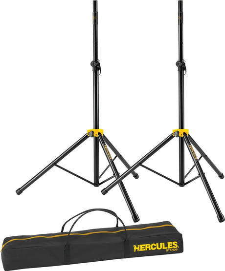 Hercules SS200BB - Høyttalerstativer med veske Bundle (45kg, 2,24m)