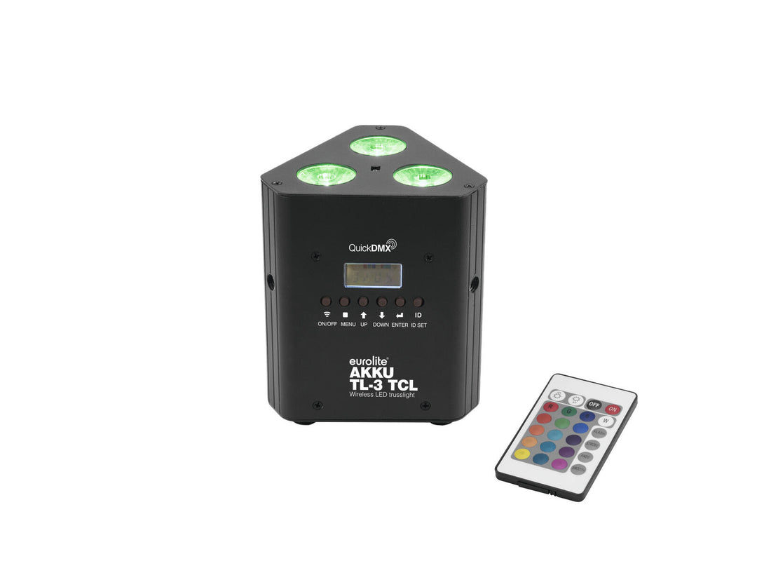 EUROLITE Set 4x AKKU TL-3 TCL QuickDMX + Case with charging function