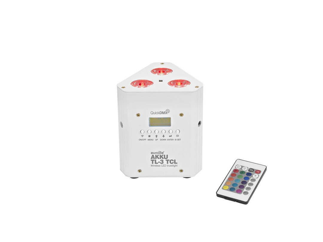 EUROLITE sett 4x AKKU TL-3 TCL white + Case TDV-1