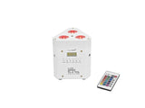 EUROLITE Set 4x AKKU TL-3 TCL white + Case TDV-1