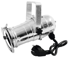 EUROLITE sett PAR-20 Spot sølv + PAR-20 230V COB 6W E-27 LED 1800-3000K dim2warm