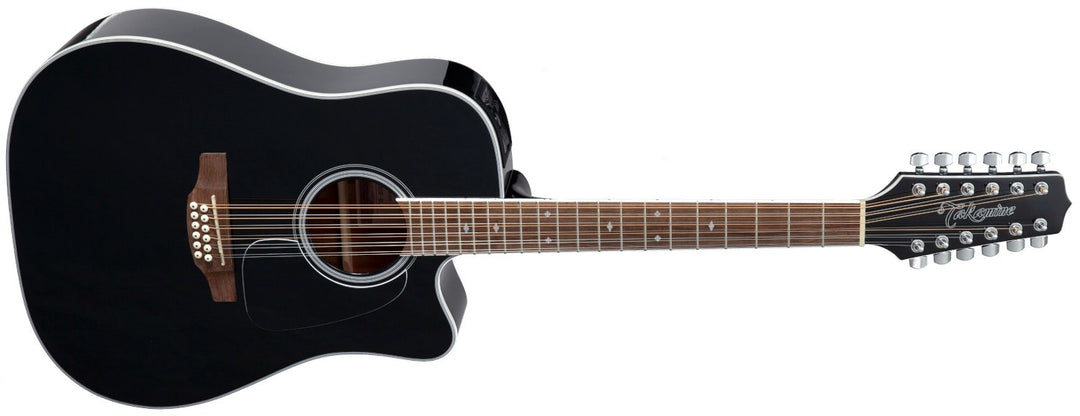 Takamine GD38CE-BLK Dreadnought 12-strengs akustisk Gitarer, B