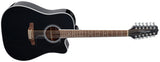 Takamine GD38CE-BLK Dreadnought 12-strengs akustisk Gitarer, B