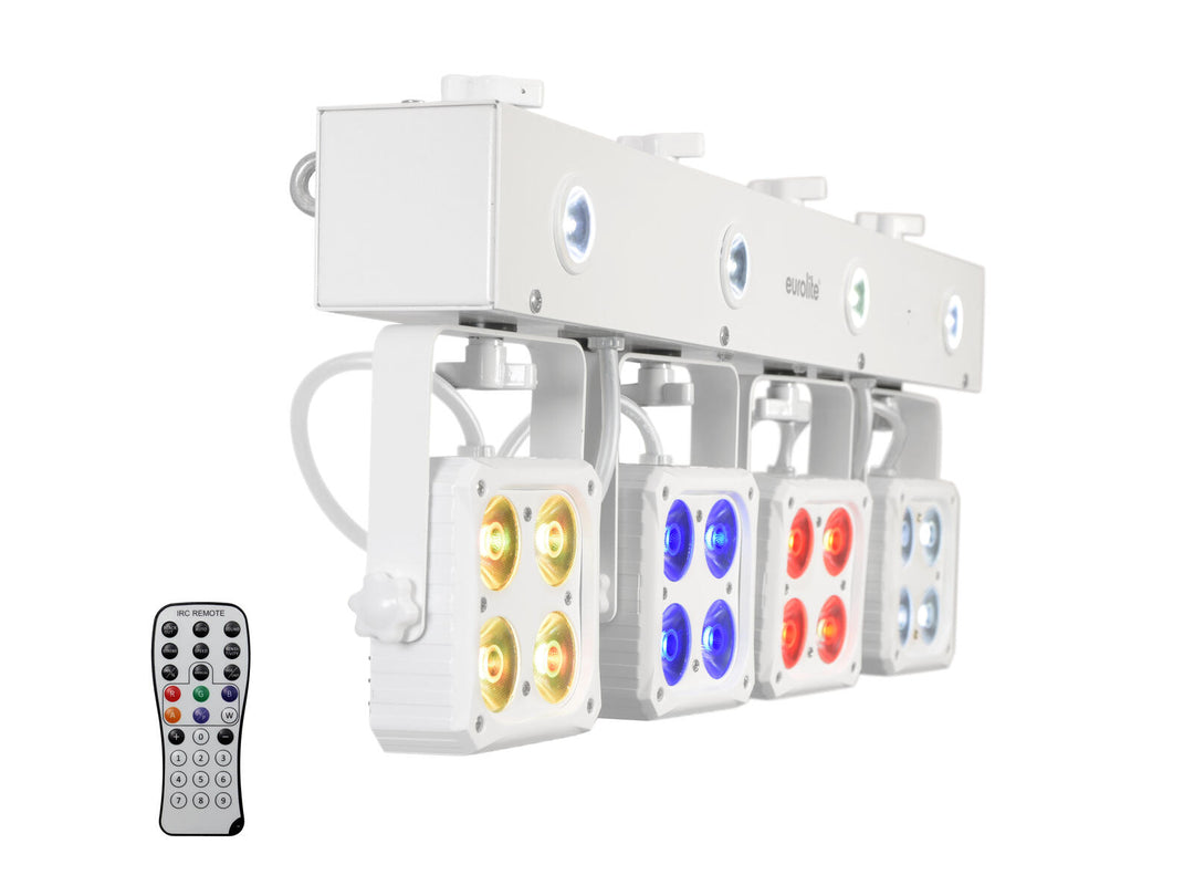 EUROLITE sett LED KLS-180 wh + LED B-40 wh + USB QuickDMX + Easy Show