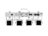 EUROLITE Set LED KLS-180 hvit + BS-2 EU høyttalerstativer i hvit
