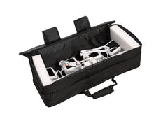 EUROLITE Set LED KLS-180 hvit + BS-2 EU høyttalerstativer i hvit