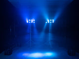 EUROLITE Set LED KLS-180 hvit + BS-2 EU høyttalerstativer i hvit