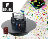 Firefog elektrisk konfettikanon 200 W med DMX og fjernkontroll