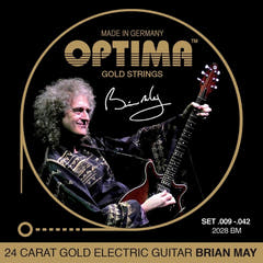 Optima strenger for elgitar Gold strings rundspunnet - Sett (2028BM)