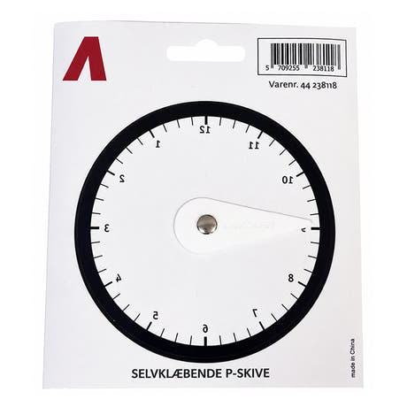 Avant selvklebende parkeringsskive 145x125mm