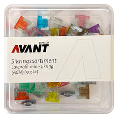 Sikringssortiment lavprofil-mini-sikring (ACN)