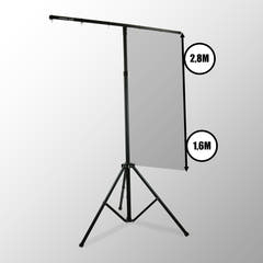 Hardman LS1 lysstativ med tverrstang, 1,6 til 2,8 m, 45 kg
