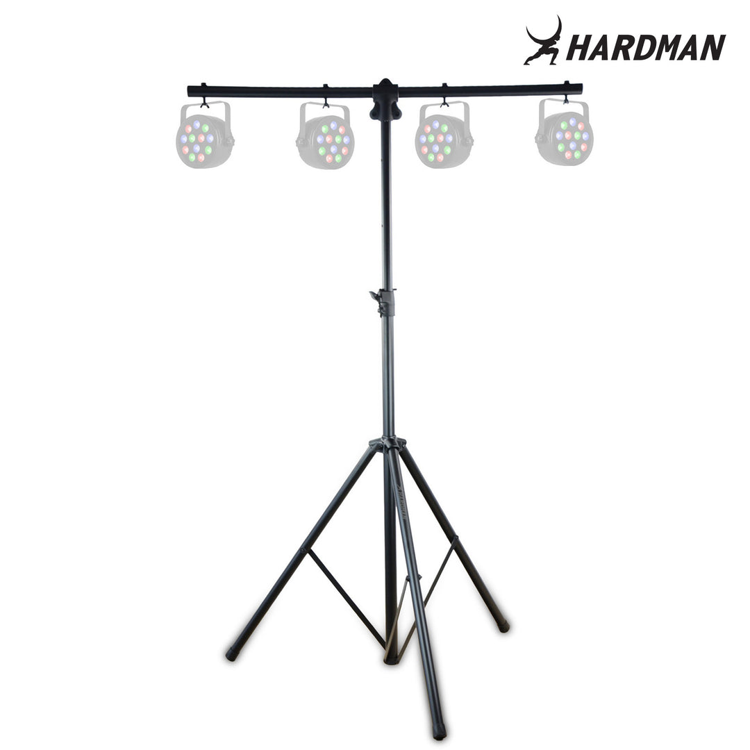 Hardman HLS2 lysstativ med T-bar, 2,5 m, 70 kg, svart