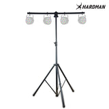 Hardman HLS2 lysstativ med T-bar, 2,5 m, 70 kg, svart
