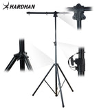 Hardman HLS2 lysstativ med T-bar, 2,5 m, 70 kg, svart