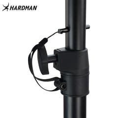 Hardman HLS2 lysstativ med T-bar, 2,5 m, 70 kg, svart