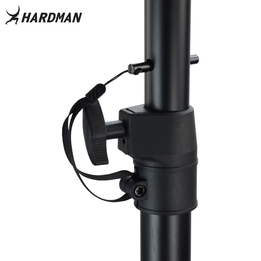 Hardman HLS2 lysstativ med T-bar, 2,5 m, 70 kg, svart
