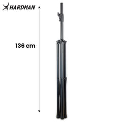 Hardman HLS3 lysstativ med T-bar og automatisk låsepinne, 2,5 m