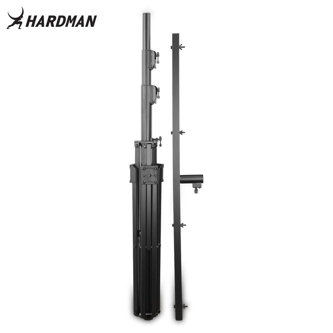 Hardman HLS13 lysstativ med T-bar og veske, 3 m, 70 kg