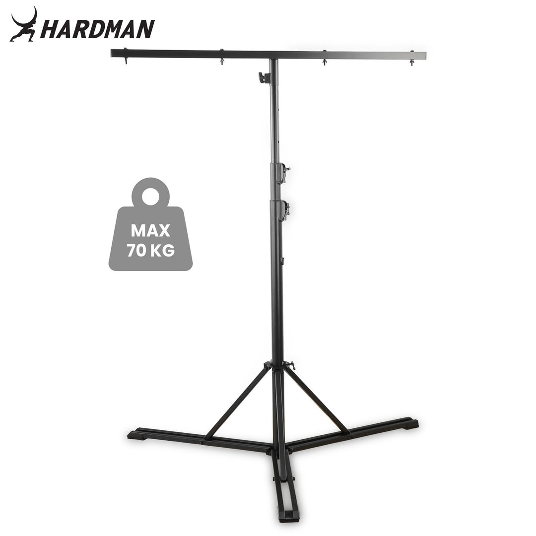 Hardman HLS13 lysstativ med T-bar og veske, 3 m, 70 kg