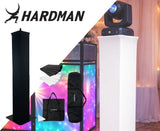 Hardman PTS23B totem, svart, 100 til 175 cm